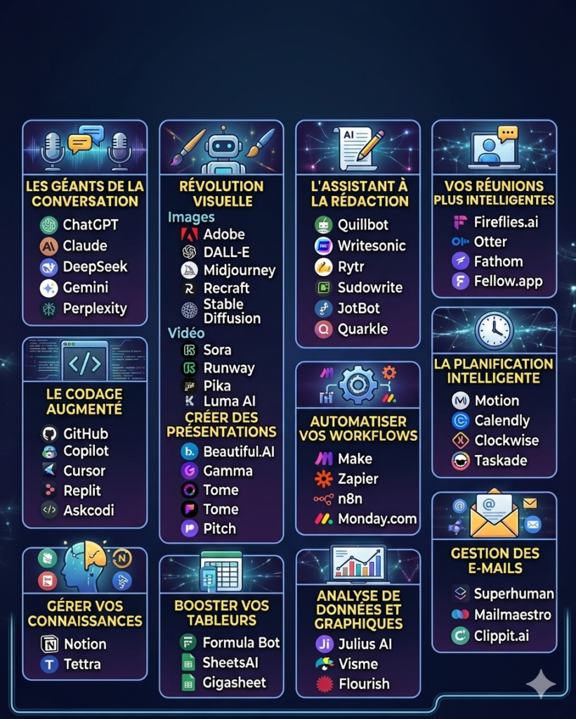 Outils IA indispensables