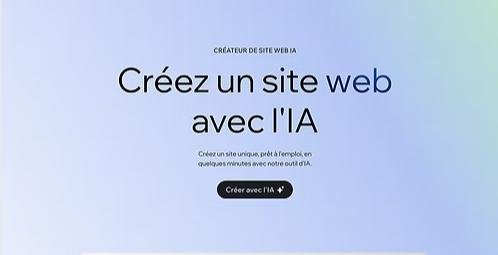 Créer un site web avec IA
